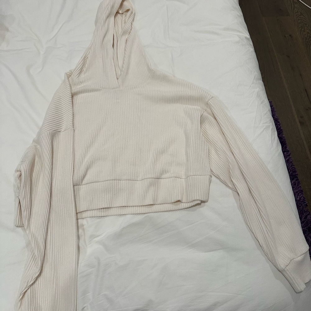 ALO Yoga Light Cream Muse Hoodie